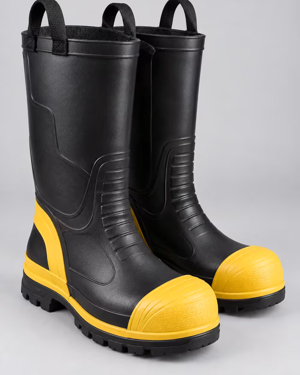 Botas de hule estructurales para bombero con puntera reforzada