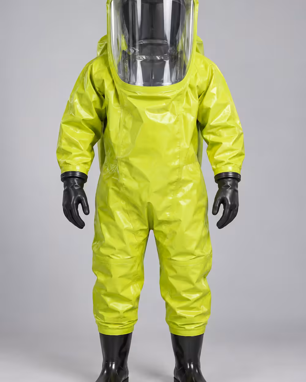 Traje encapsulado nivel A para respuesta a materiales peligrosos