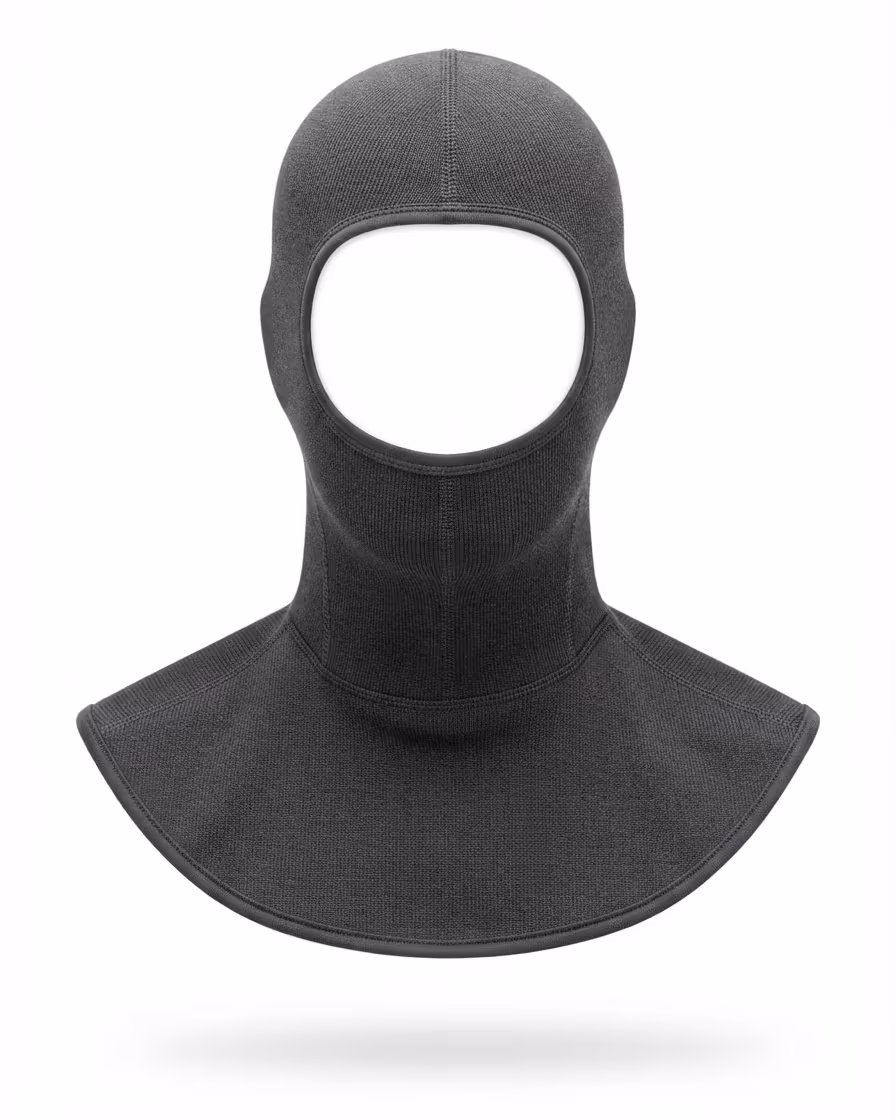 Capucha antipartículas tipo monja para traje estructural de bombero
