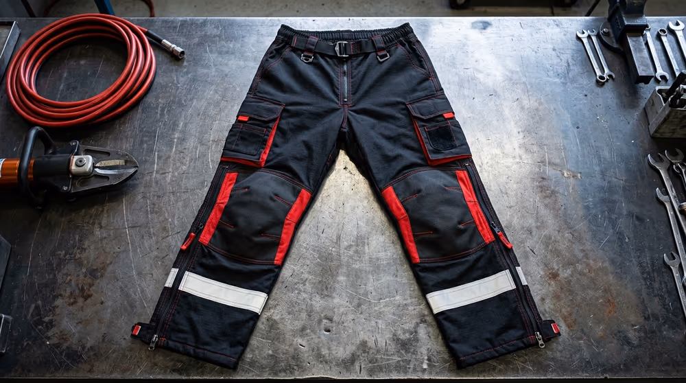 Pantalón de rescate técnico para bombero