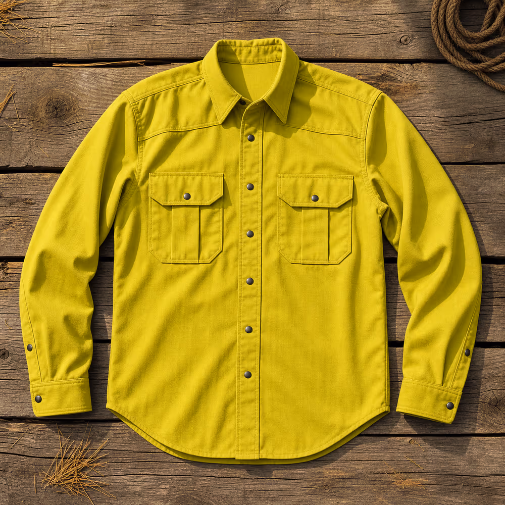 Camisola forestal de tela ignífuga inherente